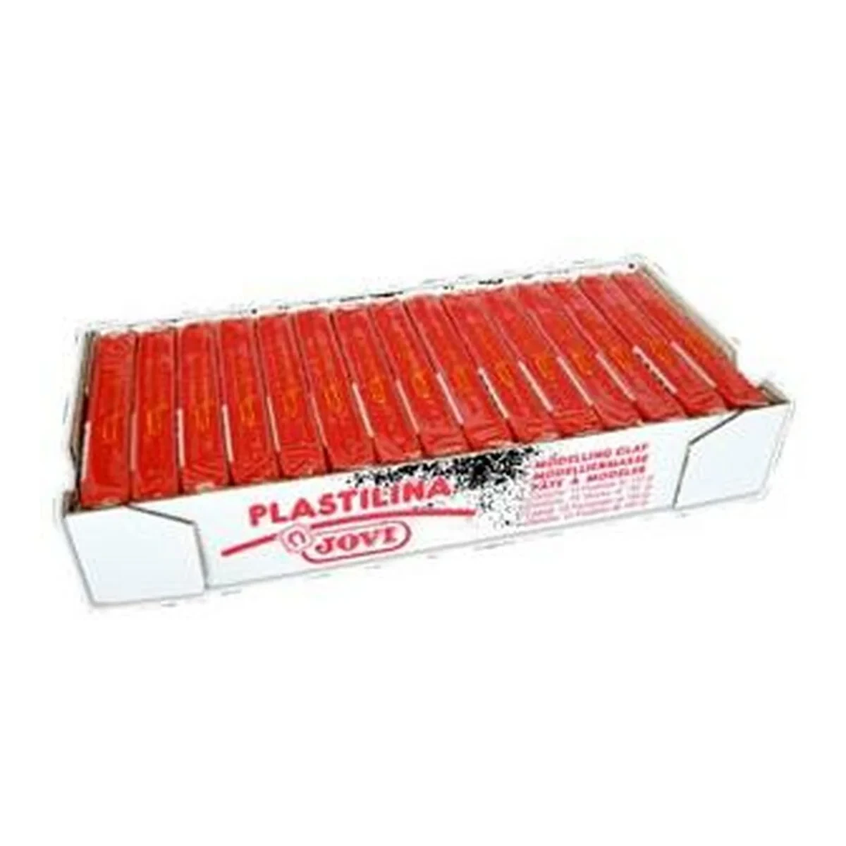 Plastilina Jovi Rojo 150 g 15 Piezas (4 Unidades)
