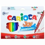 Set de Rotuladores Carioca JOY Multicolor 24 Piezas (24 Unidades)