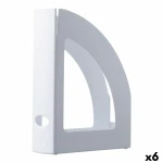 Revistero Archivo 2000 Ecogreen Blanco A4 Poliestireno 25 x 8 x 32 cm (6 Unidades)