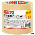 Cinta de enmascarar TESA STANDARD Amarillo Papel 50 mm x 50 m 2 Piezas (18 Unidades)