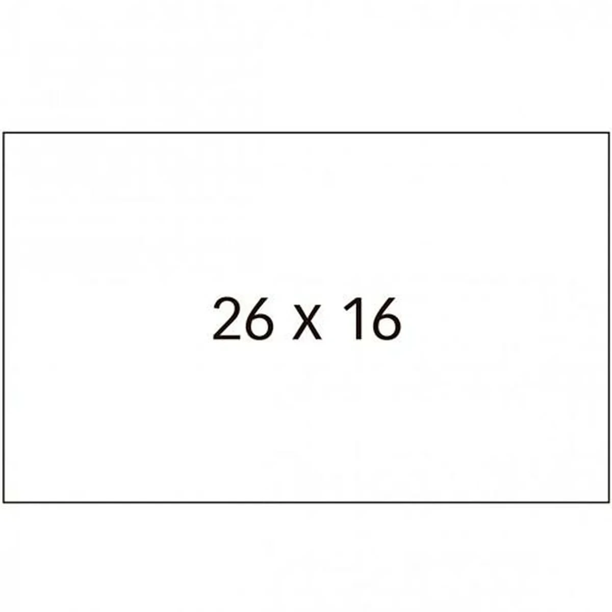 Rollo de Etiquetas Apli Blanco 26 x 16 mm 6 Piezas (30 unidades)