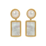 Pendientes Mujer Majorica 17788.01.1.E00.906.1 Dorado Blanco
