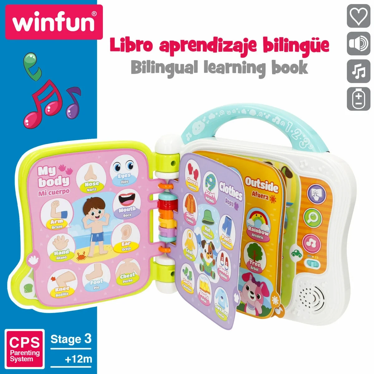 Libro infantil de actividades Winfun (4 Unidades)