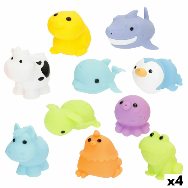 Set Animales para la Bañera Winfun 6 X 4,5 X 8 CM 4 Unidades