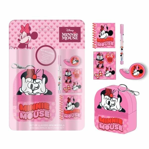 Set de Papelería Minnie Mouse 5 Piezas