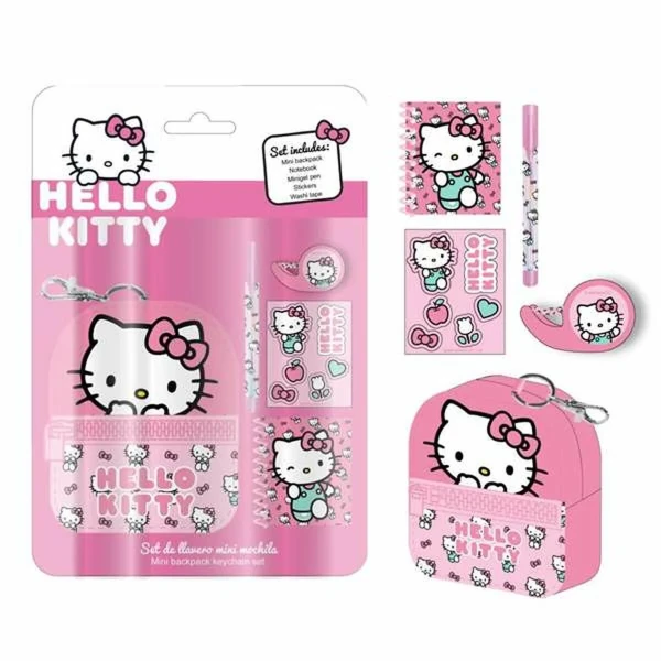 Set de Papelería Hello Kitty 5 Piezas