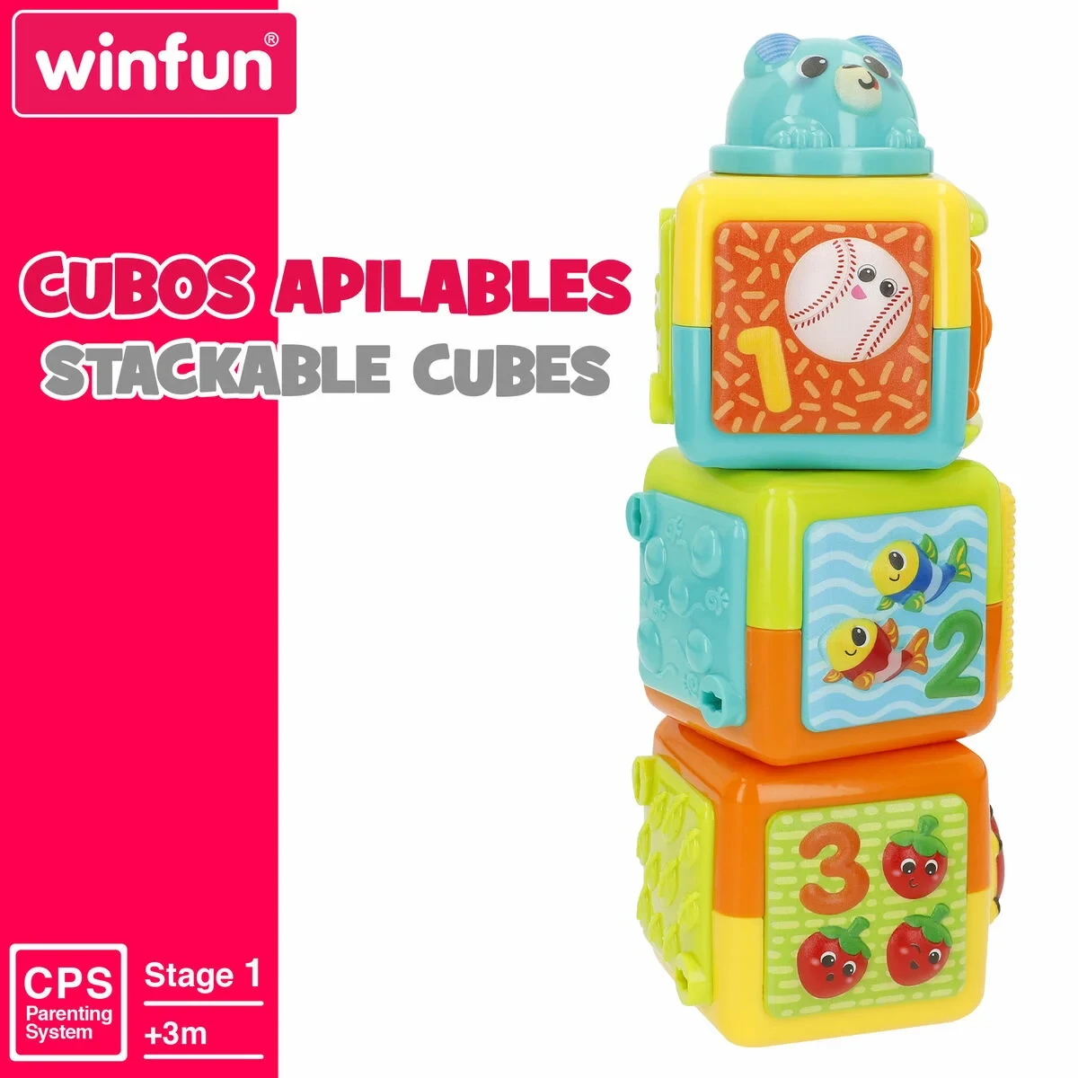 Bloques Apilables Winfun 8,5 X 25 X 8,5 CM (6 Unidades)