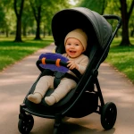 Volante para Carrito de Paseo Bluey 26 x 16 x 7 cm (4 Unidades)