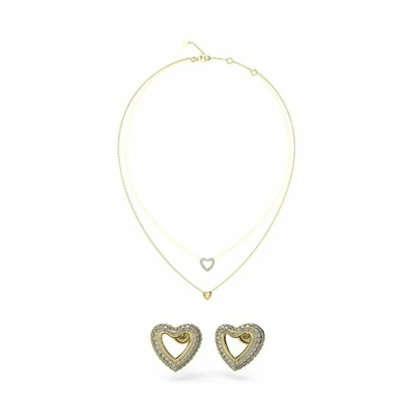 Conjunto Collar y Pendientes Mujer Guess JUBS05076JWYGT-U Dorado