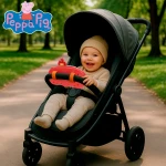 Volante para Carrito de Paseo Peppa Pig 26 x 17 x 7 cm (4 Unidades)