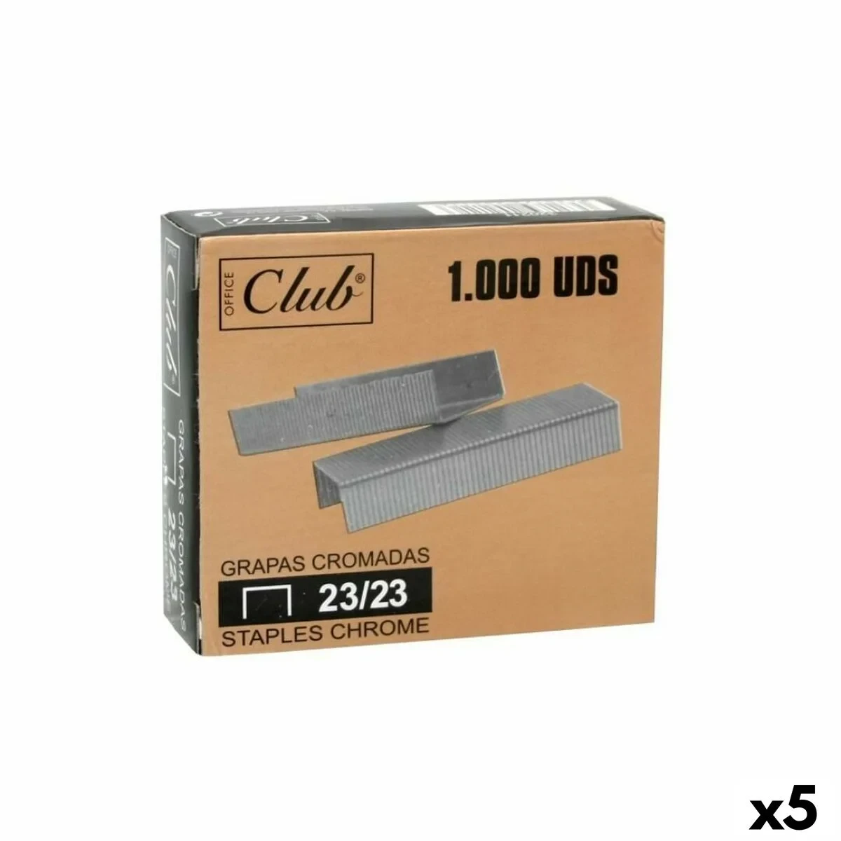 Grapas OFFICE Club 23/23 23 mm (5 Unidades)