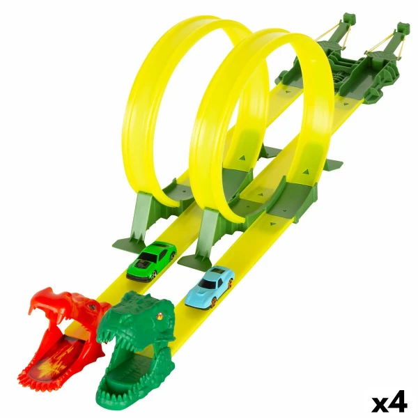 Pista de Carreras Teamsterz (4 Unidades)