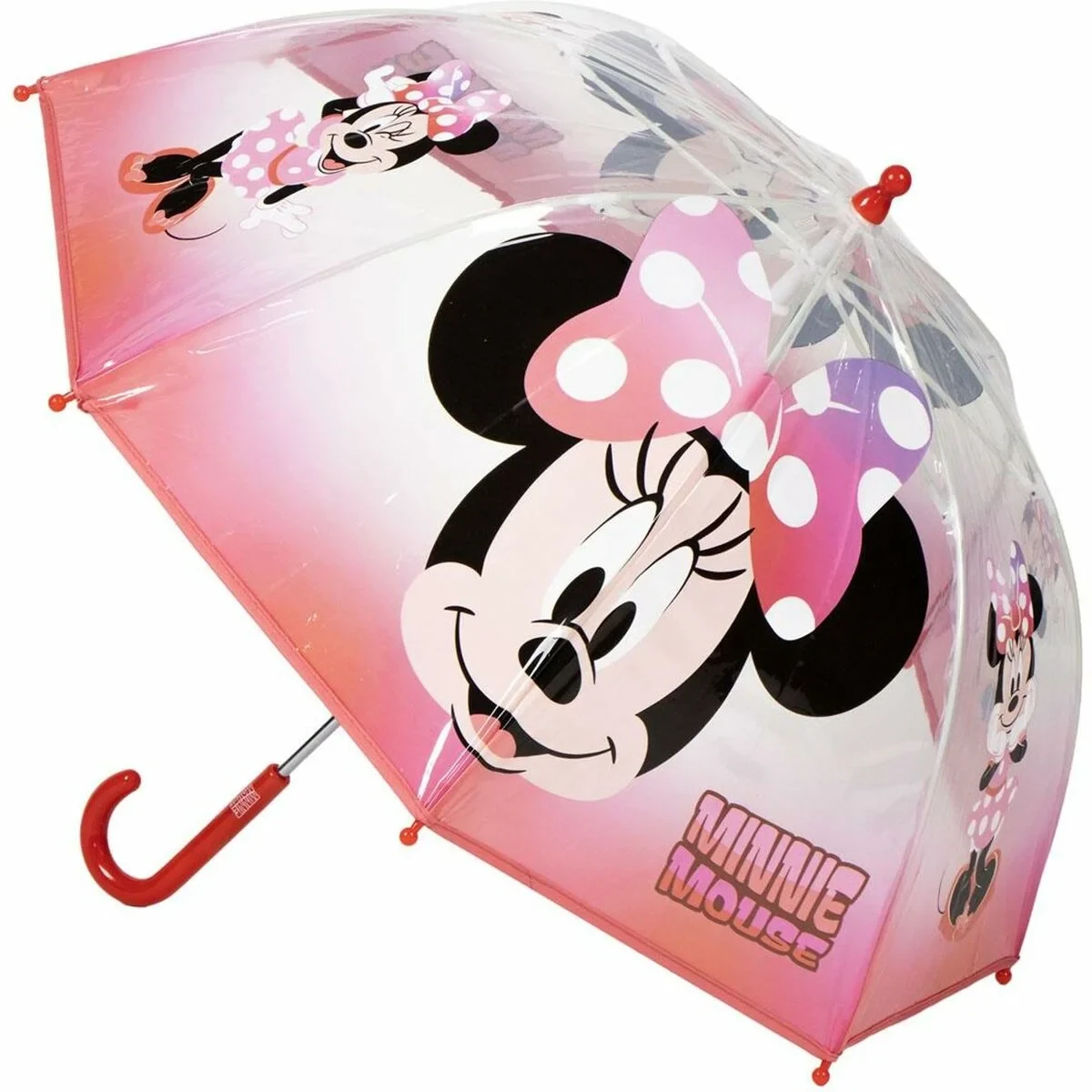 Paraguas Minnie Mouse Rojo Ø 71 cm 45 cm