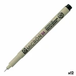 Rotuladores Talens Sakura PIGMA MICRON 04 Negro (12 Unidades)