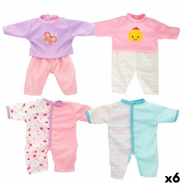 Ropa para muñecas Colorbaby 29 X 26 X 5 Cm 6 Unidades