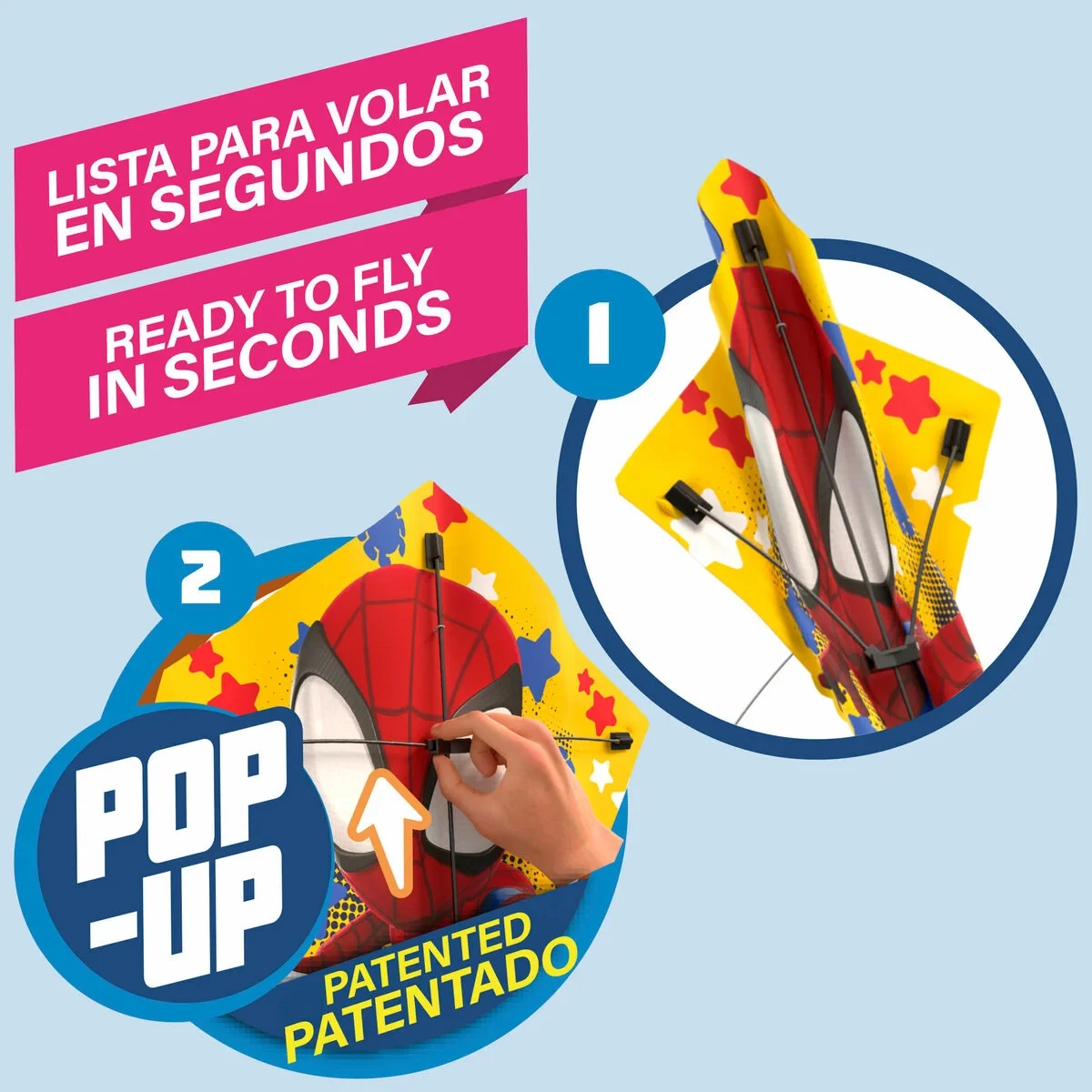 Cometa Spider-Man 55 X 68 X 2 CM (6 Unidades)