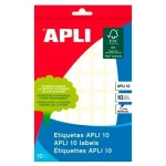 Etiquetas adhesivas Apli Blanco Papel 10 Hojas 12 x 18 mm (10 Unidades)