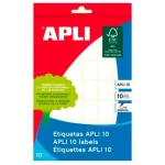 Etiquetas adhesivas Apli Blanco Papel 10 Hojas 16 x 22 mm (10 Unidades)