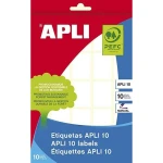 Etiquetas adhesivas Apli Blanco Papel 10 Hojas 19 x 27 mm (10 Unidades)