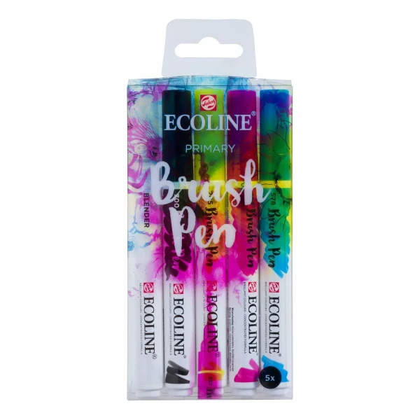 Set de Rotuladores Talens Ecoline BRUSH PEN Multicolor 5 Piezas