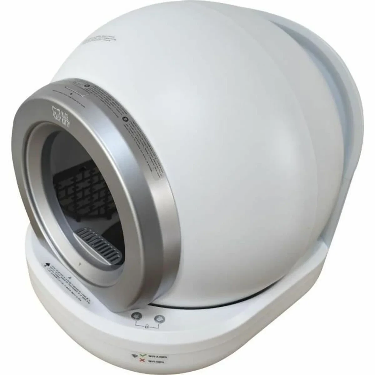 Arenero para Gatos Blanco Gris