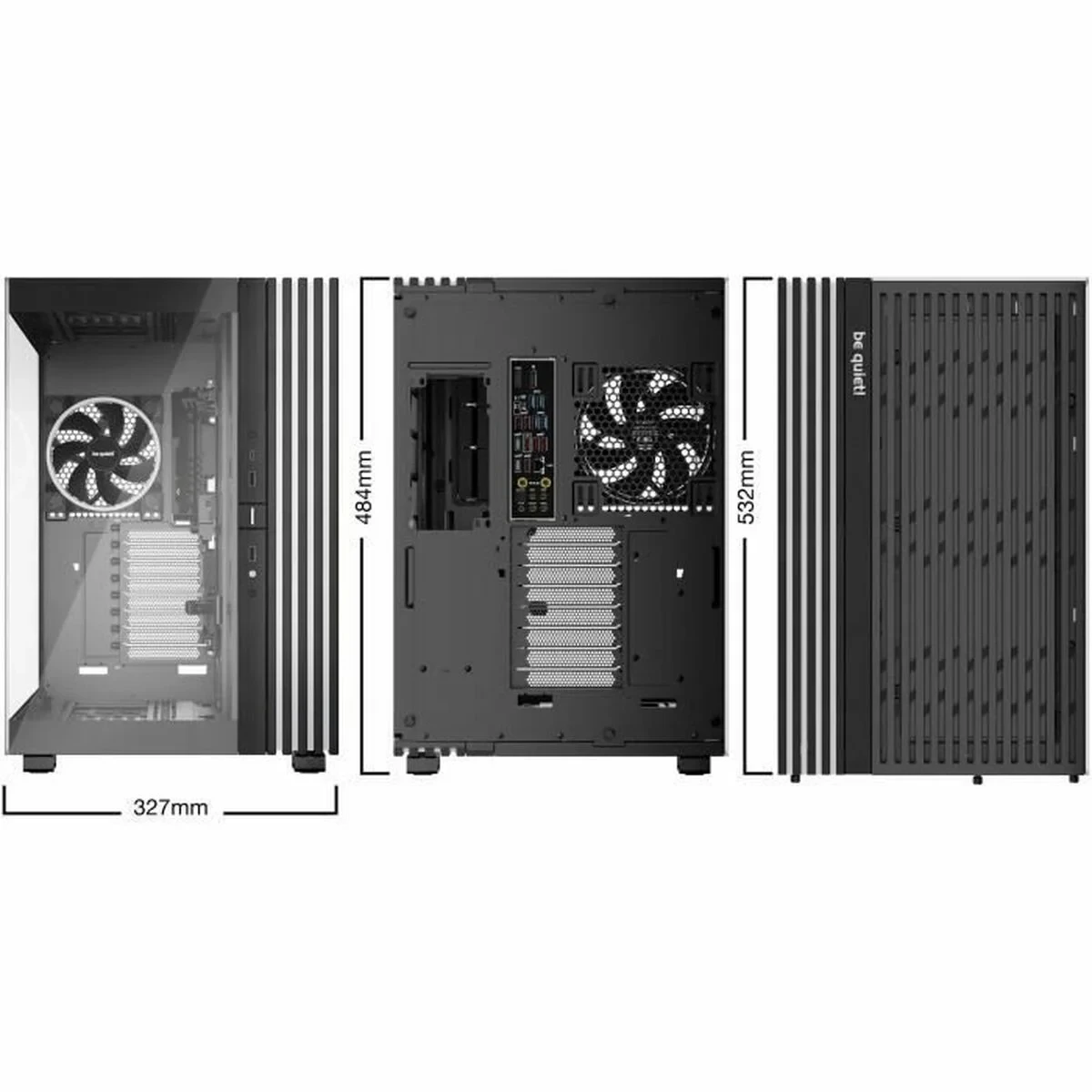 Caja Semitorre ATX Be Quiet! BGW71 Negro