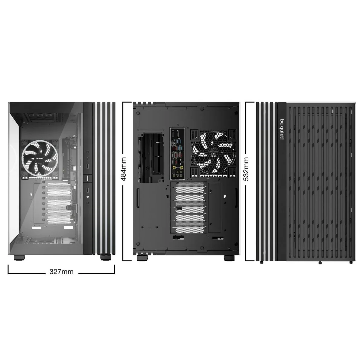 Caja Semitorre ATX Be Quiet! BGW71 Negro