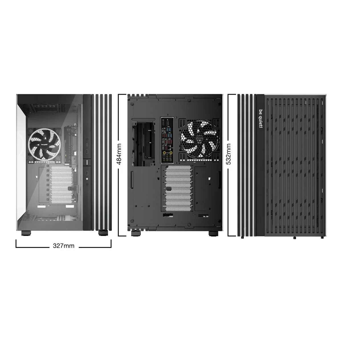 Caja Semitorre ATX Be Quiet! BGW71 Negro