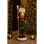 Adorno Navideño Home ESPRIT Multicolor Cascanueces 43 X 37,5 X 157 CM