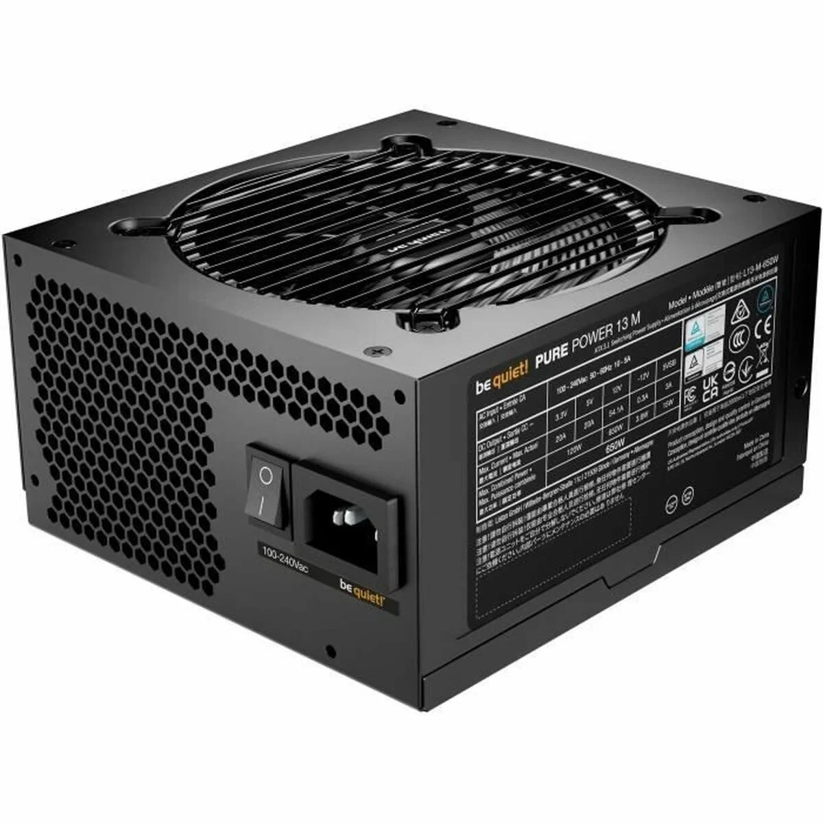 Fuente de Alimentación Be Quiet! BP025EU ATX 650 W 80 Plus Gold