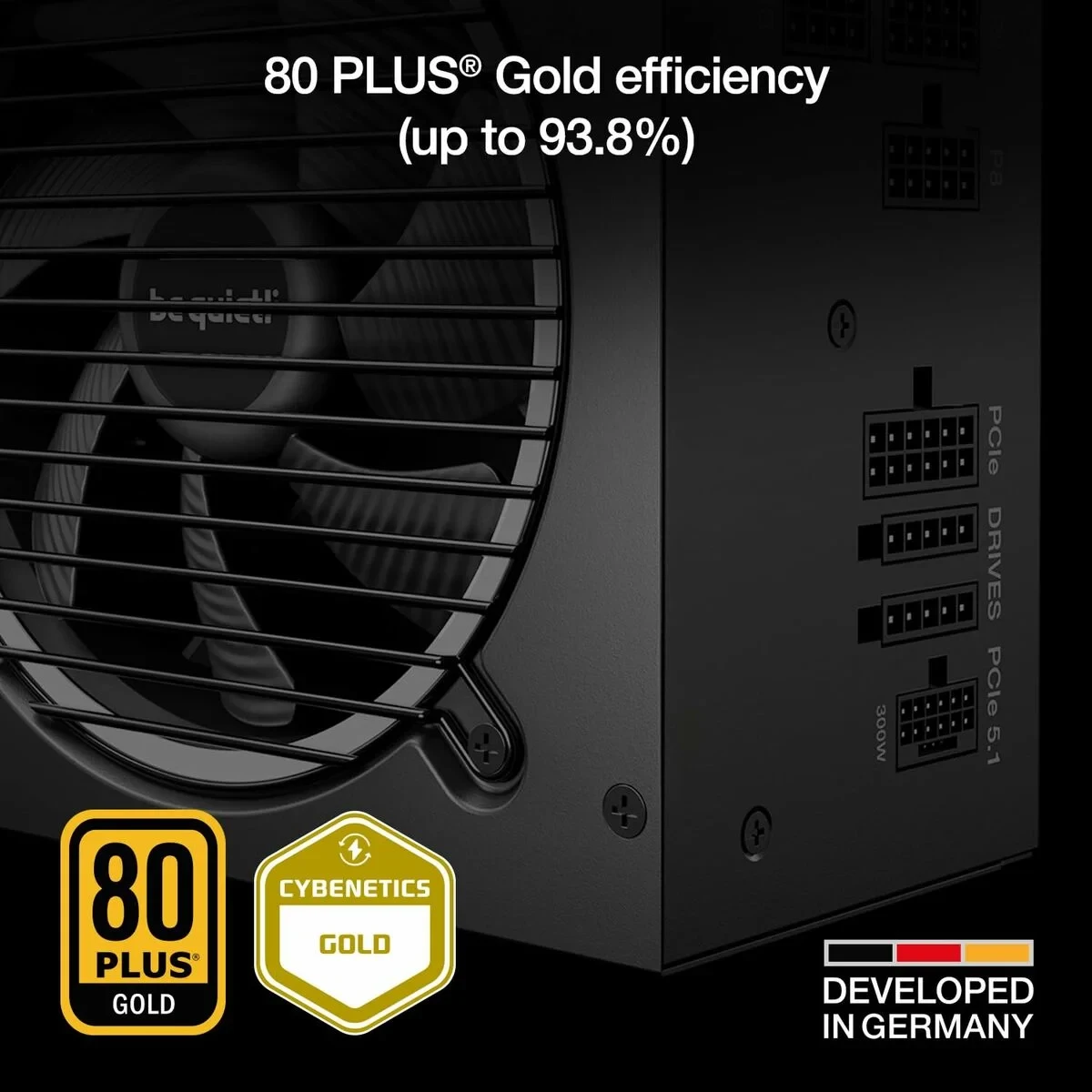 Fuente de Alimentación Be Quiet! BP024EU ATX 550 W 80 Plus Gold