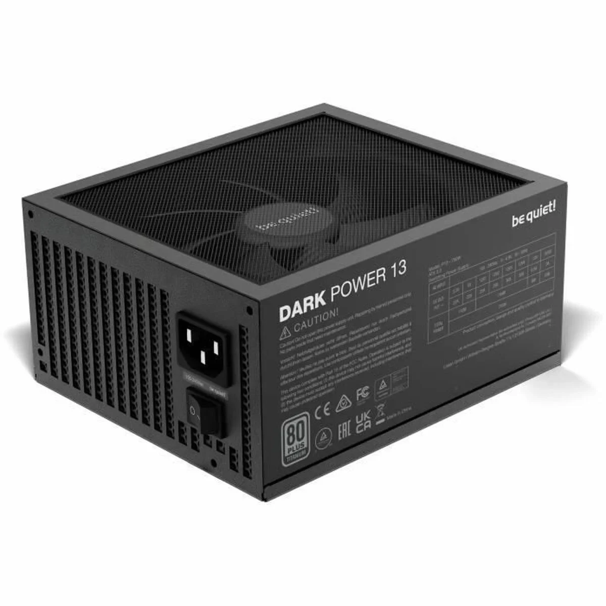 Fuente de Alimentación Be Quiet! BN333 ATX 750 W 6 W 110 W 80 PLUS Titanium