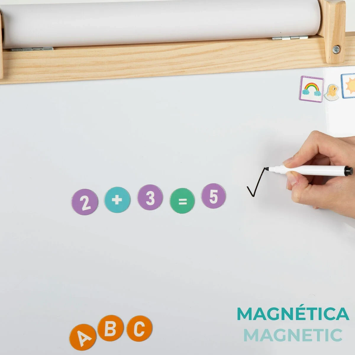 Pizarra de Doble Cara Colorbaby 57 x 93 x 59 cm 2 Unidades