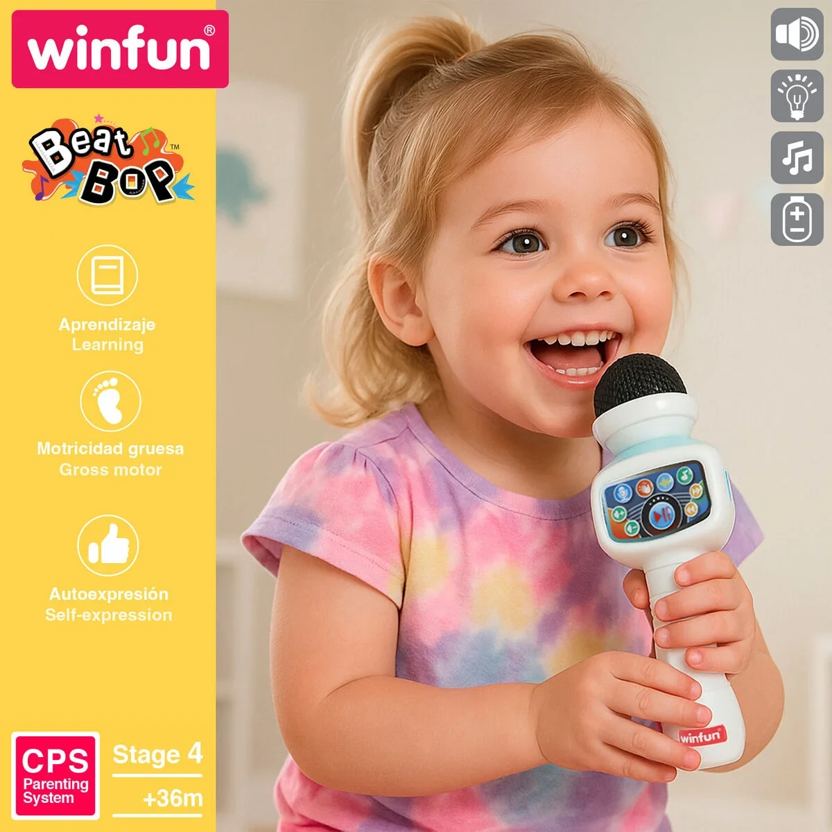 Micrófono Karaoke Winfun 2 Unidades