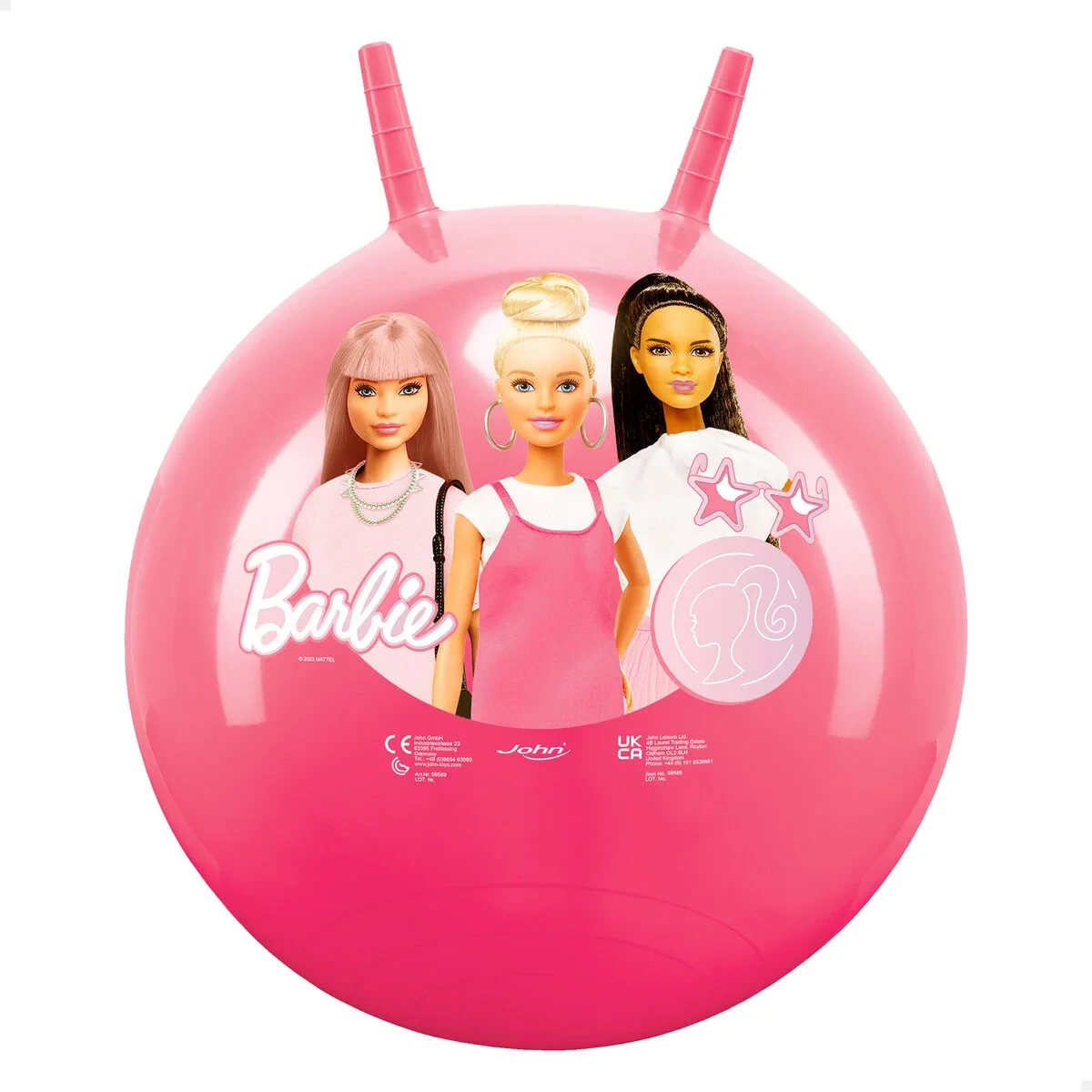 Pelota Saltarina Barbie Rosa