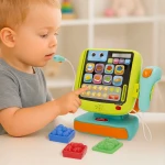 Caja Registradora de Madera con Accesorios Winfun 24 X 23 X 11 CM (2 Unidades)