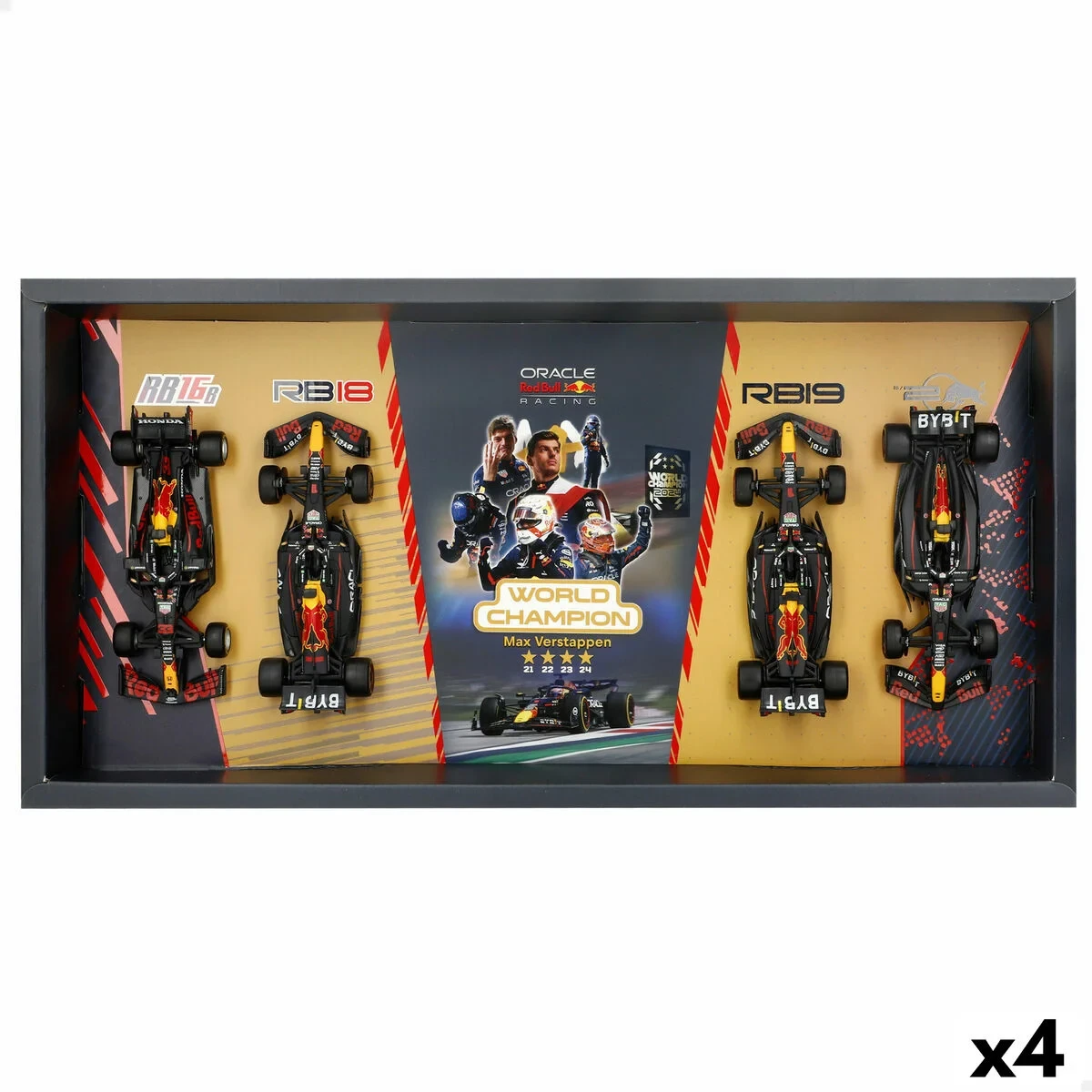 Coche de carreras Red Bull BURAGO (4 Unidades)