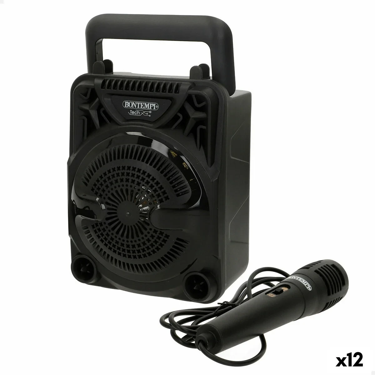 Altavoz con Micrófono Karaoke Bontempi 12 Unidades