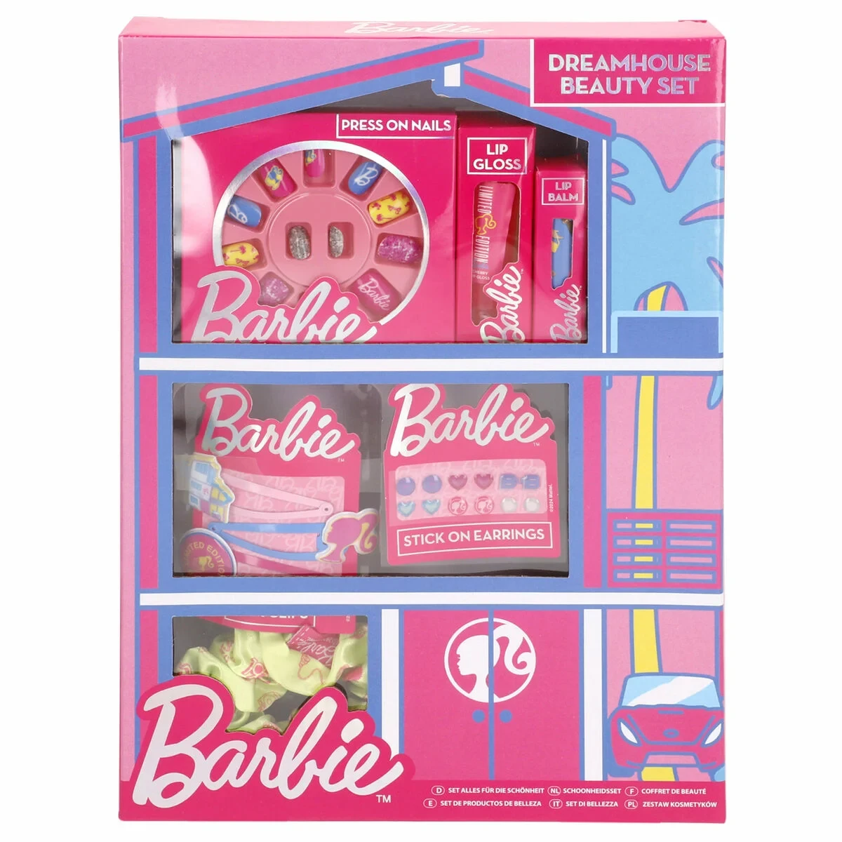 Set de Maquillaje Infantil Barbie 9 x 1 x 9 cm