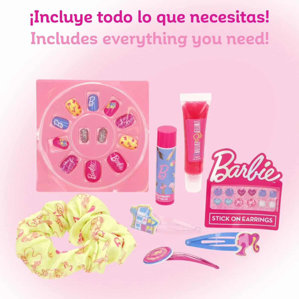Set de Maquillaje Infantil Barbie 9 x 1 x 9 cm