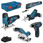 Set de Herramientas BOSCH GST GOP GSA GSR GKS (5 Unidades)