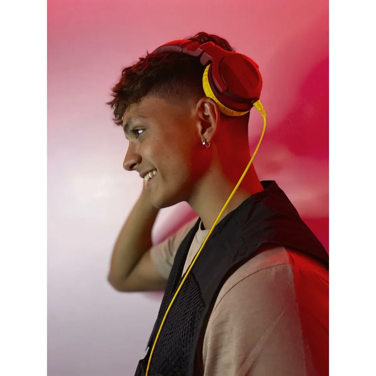 Auriculares Pioneer HDJ-CUE1BT Rojo