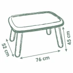 Mesa con 2 sillas Smoby SMOBY Life Plástico