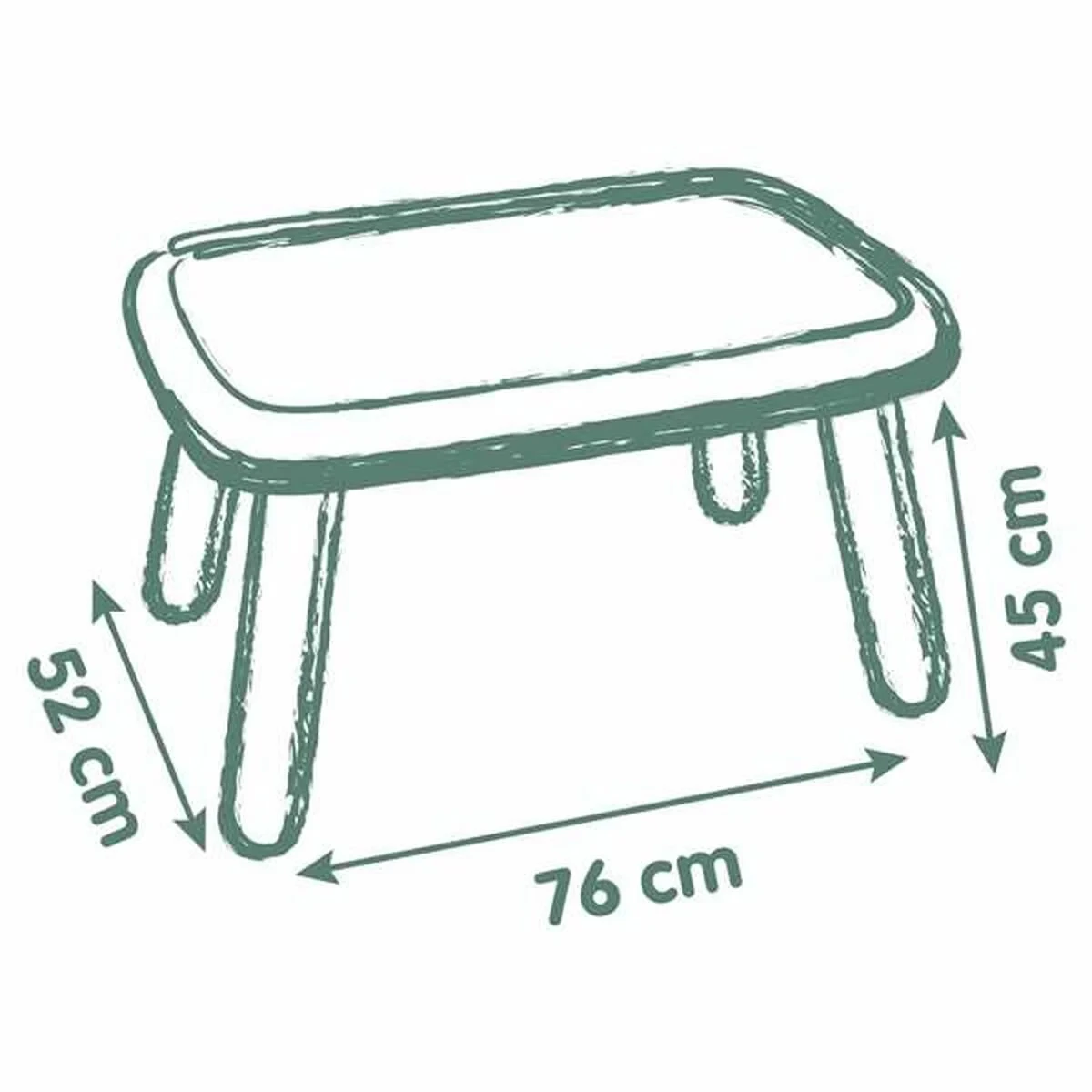 Mesa con 2 sillas Smoby SMOBY Life Plástico