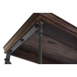 Estantería Home ESPRIT Negro Natural Madera Metal 213 x 43 x 220 cm