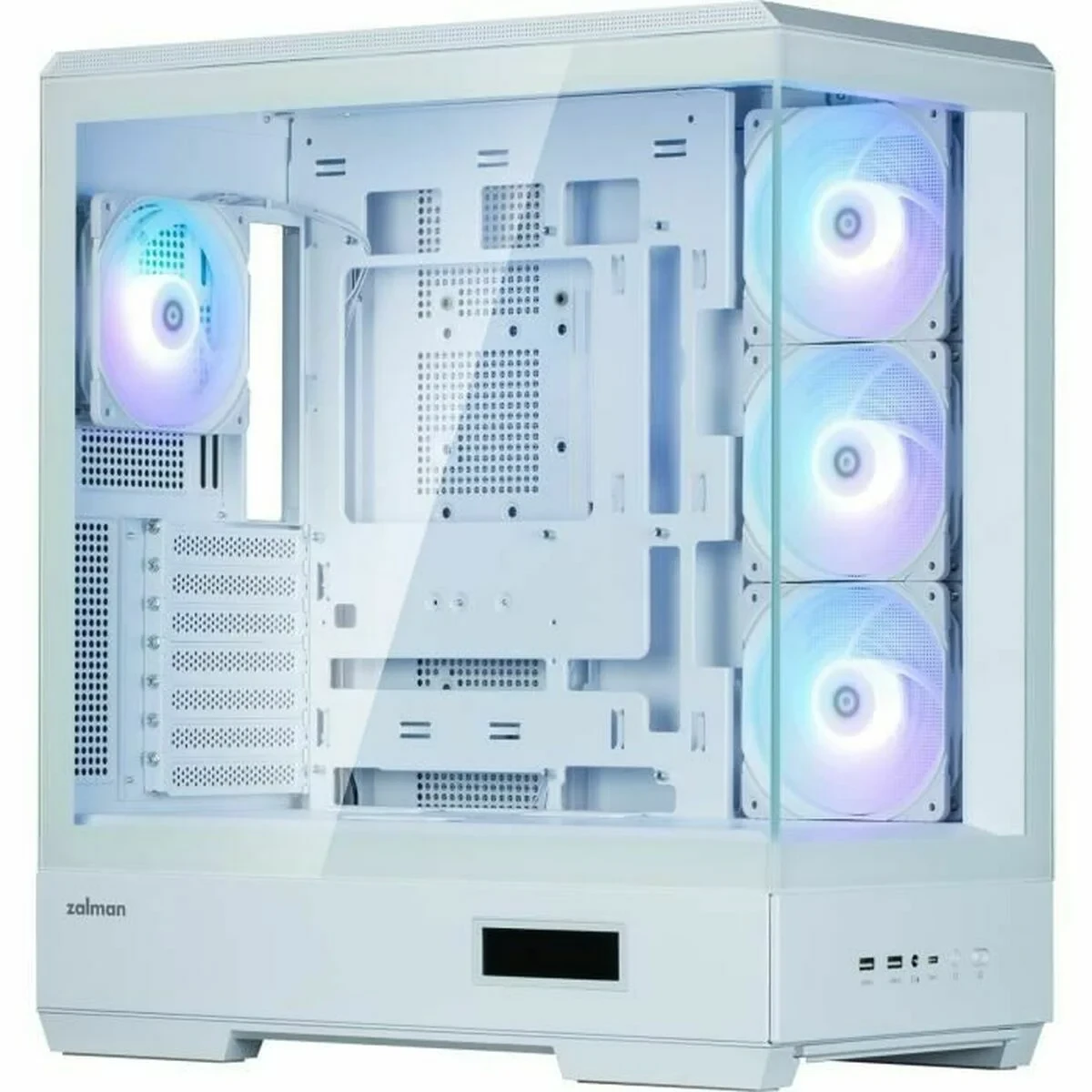 Caja Semitorre ATX Zalman P50 DS Blanco