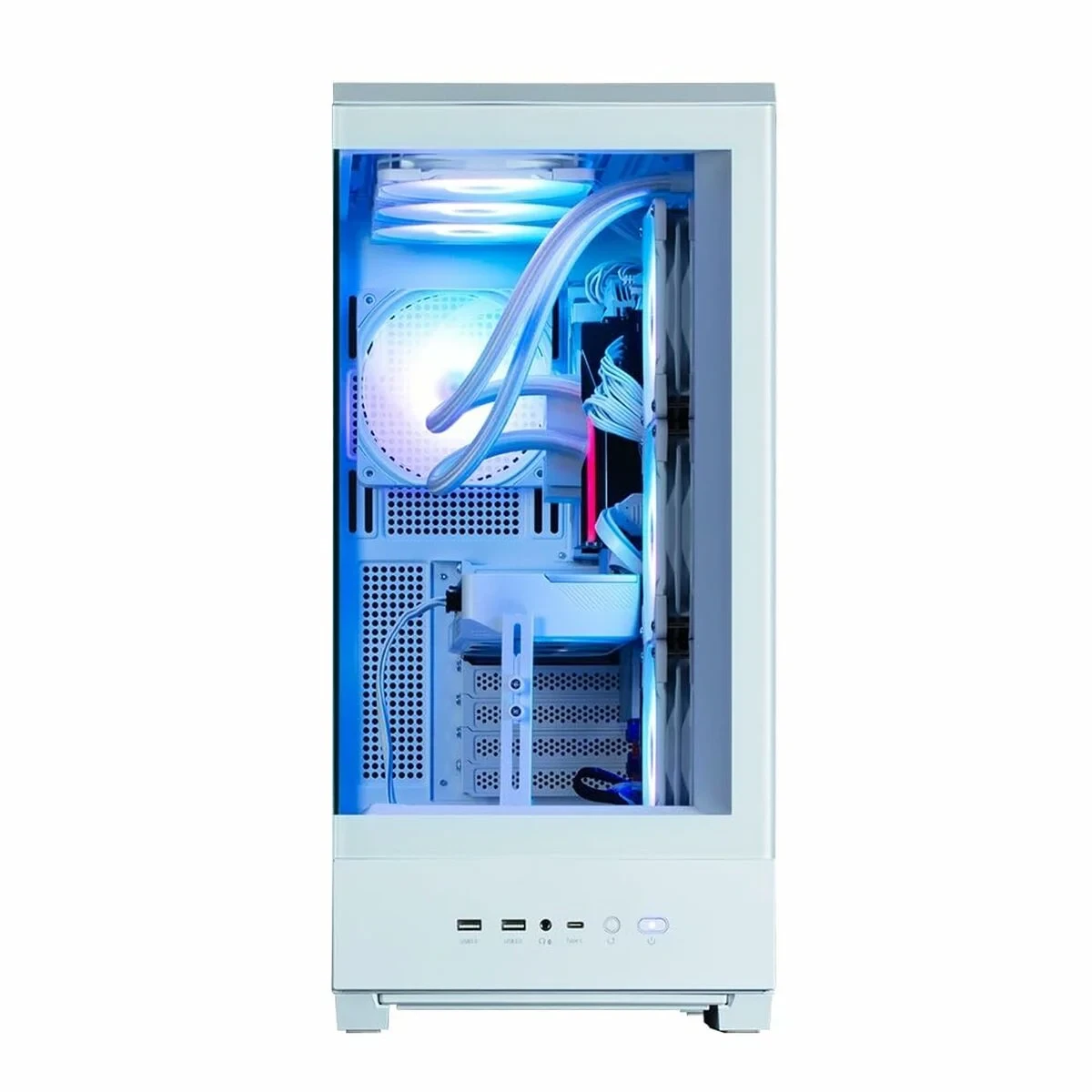 Caja Semitorre ATX Zalman P50 DS Blanco
