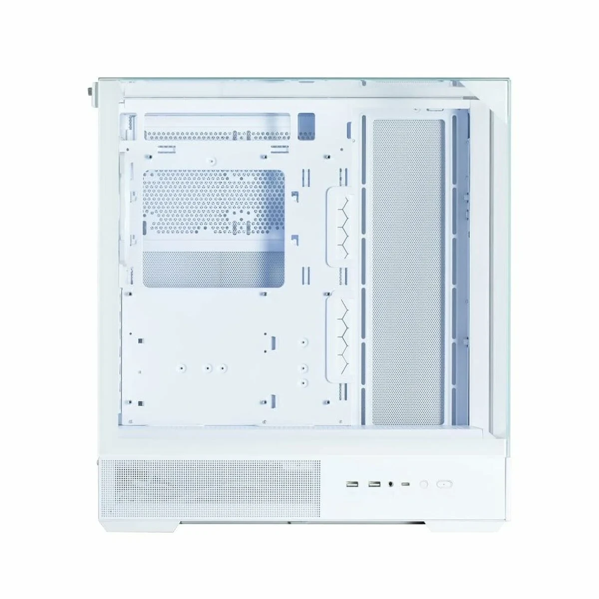 Caja Semitorre ATX Zalman P40 PRISM WHITE Blanco