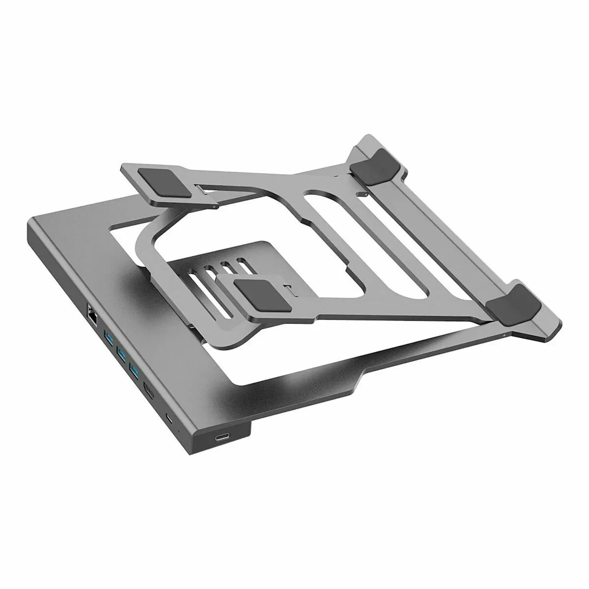 Hub USB CoolBox COO-ATRIL-DOCK Aluminio