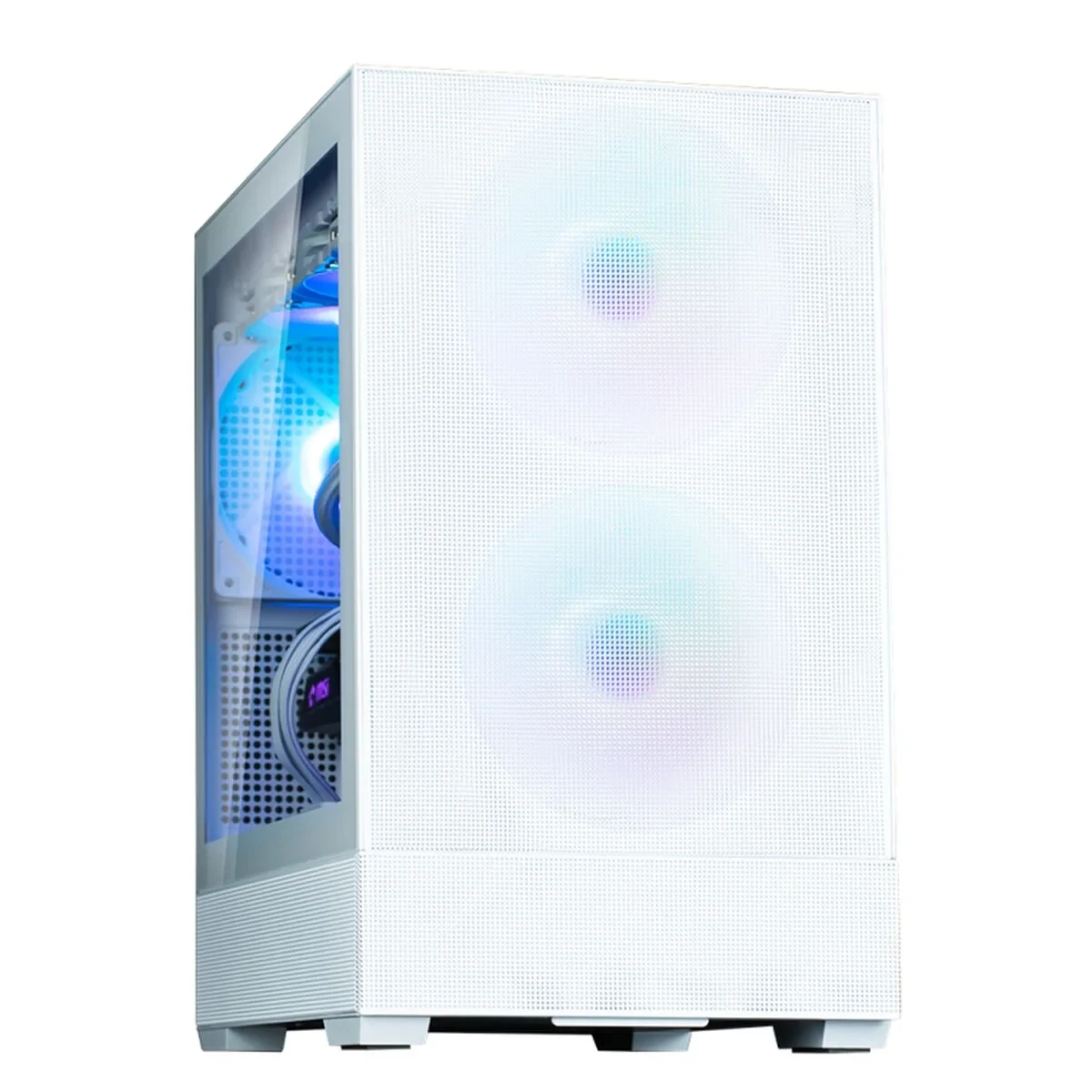 Caja Semitorre Micro ATX / Mini ITX / ATX Zalman P30 AIR WHITE Blanco